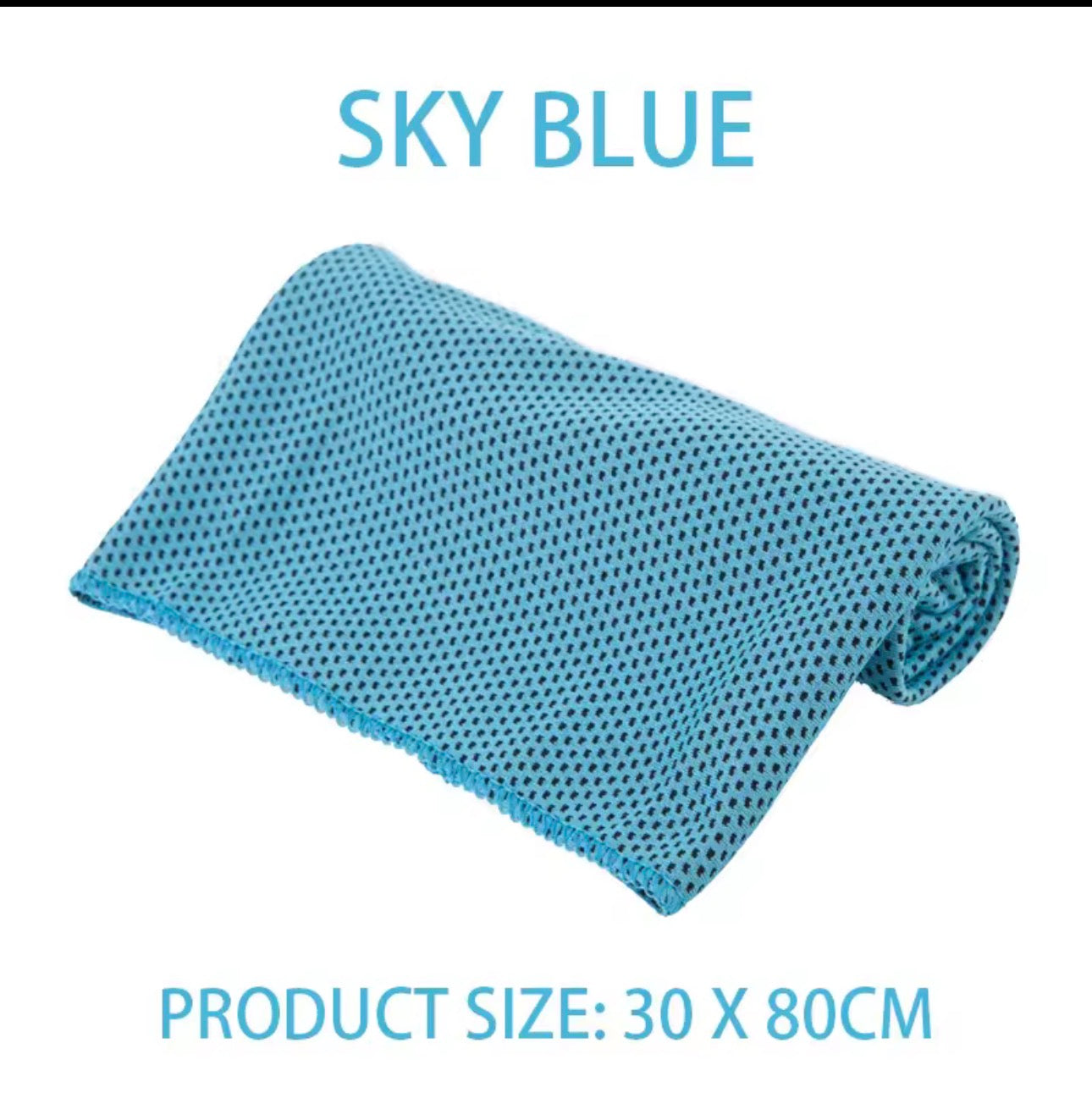 Verveluxe Breathable Cooling Towel With Portable Carry Case
